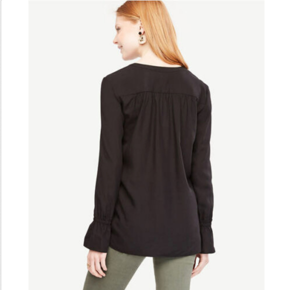 Ann Taylor Ruffle Cuff Blouse - Picture 4 of 4